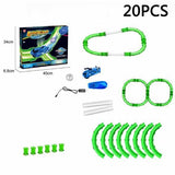 Tubes Car Trax RC Car Trax Set with Blue Racer and Tubes