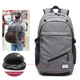 Sports Backpack W/Ball Net & USB Port
