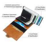 RFID Blocking Vintage Business Wallet