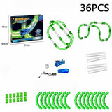 Tubes Car Trax RC Car Trax Set with Blue Racer and Tubes