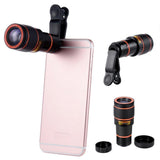 HD 12x Optical  Zoom Telescope Lens - Long-Focus Lens For Phone