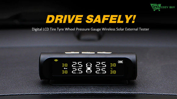 Solar Wireless Tire Pressure Monitor (TPMS) - Your Best Tire Maintenance Buddy