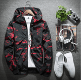 Men's Camouflage Windproof Hooded Jacket