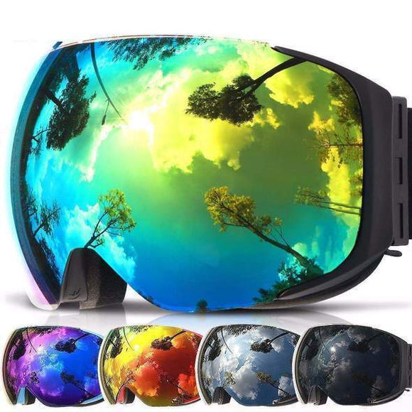 MAGNETIC LENS SNOW GOGGLES