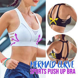 Mermaid Curve Sports Push Up Bra