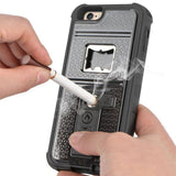 3 in 1 Bottle Opener Cigarette Lighter iPhone Case - Free shipping!