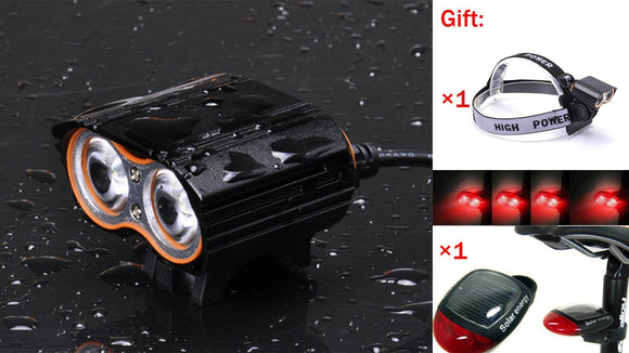 4-Modes Bicycle Headlight Bike Lamp With USB