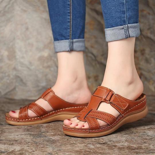 Women's Summer Open Toe Hook Loop Sandals - Free shipping