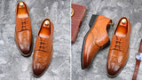 2019 New Business Leather Fashion Loafers Men's Shoes