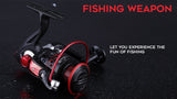 2019 New Fishing Reel 2000-7000 Metal Spinning Reel Sea Rod Reel Fishing Tackle