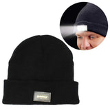 LED Flashlight Winter Knitted Beanie
