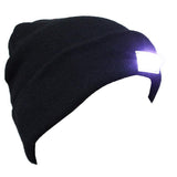 LED Flashlight Winter Knitted Beanie