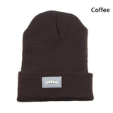 LED Flashlight Winter Knitted Beanie