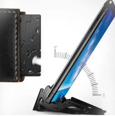 Card Size Adjustable Carbon Fiber Mobile Phone Photography Tripod