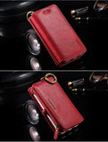Luxury Retro Leather Multi-Functional Wallet Case for iPhone and Samsung