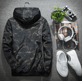 Men's Camouflage Windproof Hooded Jacket