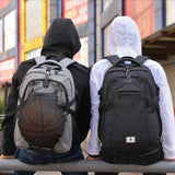 Sports Backpack W/Ball Net & USB Port