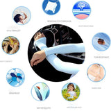 1 Pair of Sun Protection Arm Cooling Cuffs UV Protection Sleeves