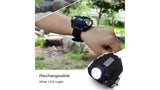 Flashlight Compass Electronic Watch