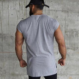 2019 Fitness Sports Solid Color Thin Sleeveless Vest