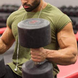 2019 Fitness Sports Solid Color Thin Sleeveless Vest