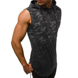 Street Camouflage Gradient Color Hooded Tank
