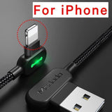 Unbreakable 90°  Gamers Braided Charging Cable