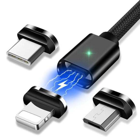 Magnetic Fast Charging USB Cable For iPhone & Android