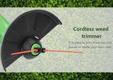 Portable Cordless Weed Trimmer Mower Home Garden