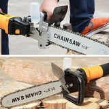 Angle Grinder Chainsaw Bracket