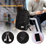Sports Backpack W/Ball Net & USB Port