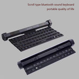 2 in 1 Rollable bluetooth keyboard and speaker