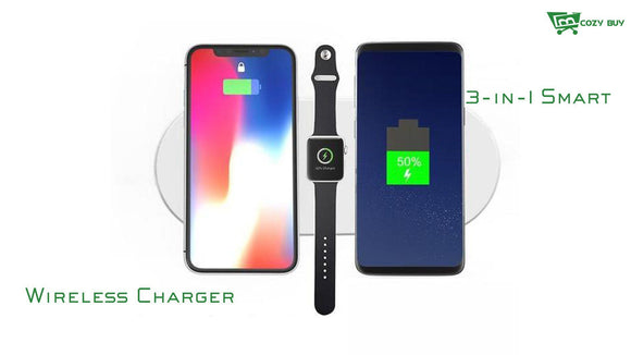 3-in-1 Smart Wireless Charger - CozyBuy