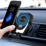 2019 Upgraded Wireless Automatic Sensor Car Phone Holder and Charger