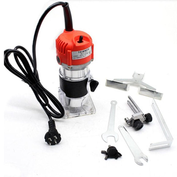 Router Trimmer Electric Hand Trimmer Motor Carving Machine Carpenter Woodworking Trimmer Power Tool