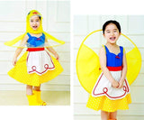 Children Umbrella Cartoon Cloak Hooded Raincoat，Sunwill Kid's Duck Raincoat