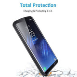 Galaxy Battery Case 5000mAh Rechargeable Extended Quick Charger Black