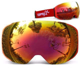 MAGNETIC LENS SNOW GOGGLES