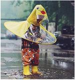 Children Umbrella Cartoon Cloak Hooded Raincoat，Sunwill Kid's Duck Raincoat