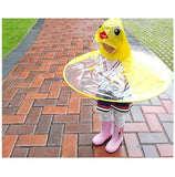 Children Umbrella Cartoon Cloak Hooded Raincoat，Sunwill Kid's Duck Raincoat