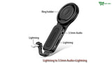 2-in-1 Fast Charging Lightning Adapter WITH Ring Phone Holder