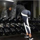 Anti-Cellulite Mesh Pattern Leggings Honeycomb tight pants