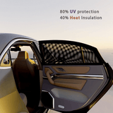 2Pcs Slip-On Car Window Shades