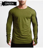 Colorblock Curved Hem Tee