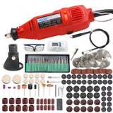BDCAT 180W Electric Dremel Engraving Mini Drill polishing machine Variable Speed Rotary Tool with 186pcs Power Tools accessories