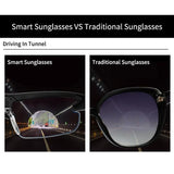 Automatically Switches Color-Changing Sunglasses