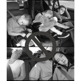 Breathable Car Headrest Neck Pillow Support for Travel 180 degree Rotatable - CozyBuy