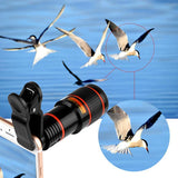 HD 12x Optical  Zoom Telescope Lens - Long-Focus Lens For Phone