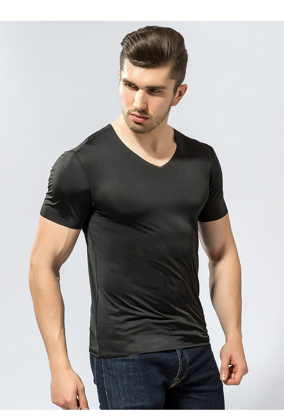 2019 New Men's  Ice Silk Quick Dry T-Shirt（L-4XL）