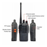 Walkie Talkie UHF Two-Way Radio(1 SET/ 2Pcs)